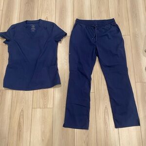 Jaanuu navy blue scrub set
